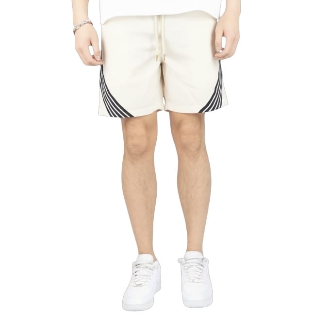 Rebel Minds Striped Nylon Shorts (Cream) A00-14905