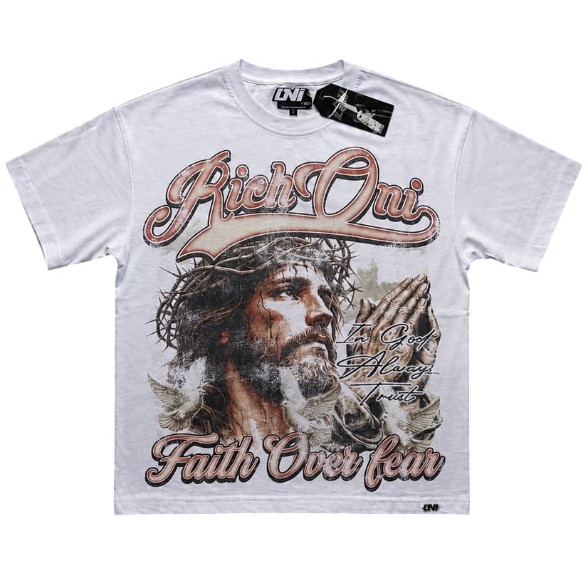 Rich Oni Eternal Bloom Tee (White) RO-T-0019