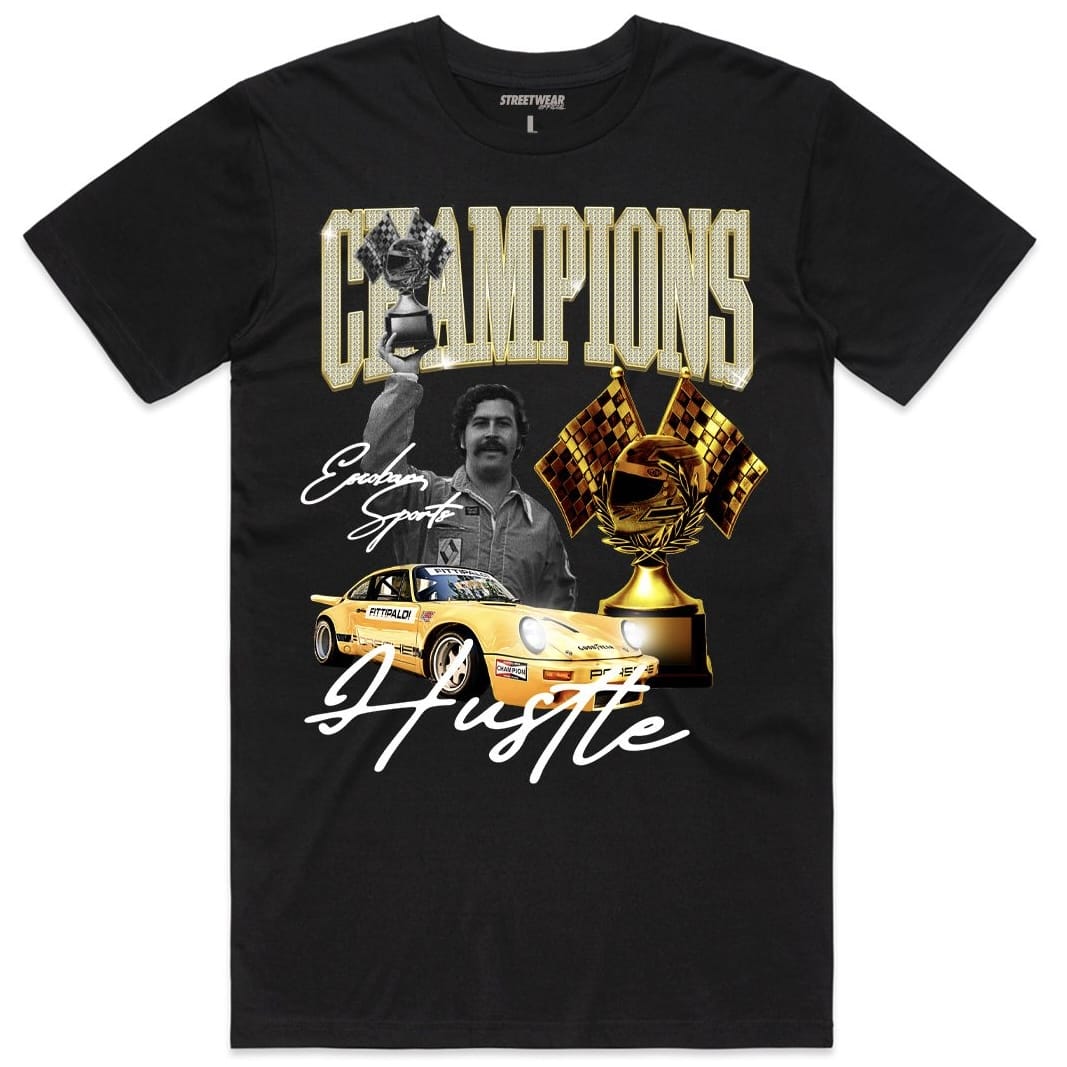 Streetwear Official Racing Champion Tee (Black)