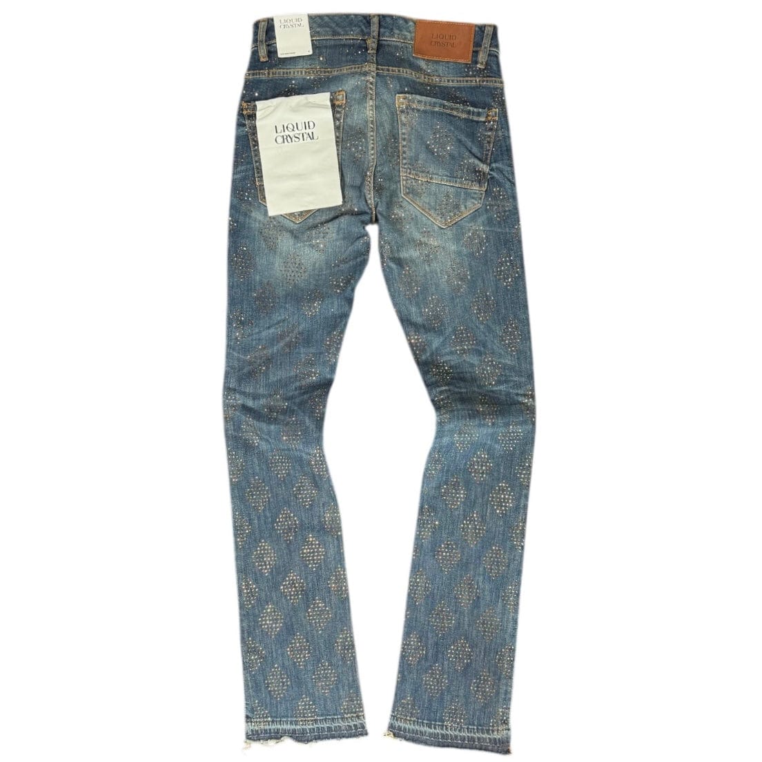 Liquid Crystals Diamond Crystals Denim (Vintage) JTF2317