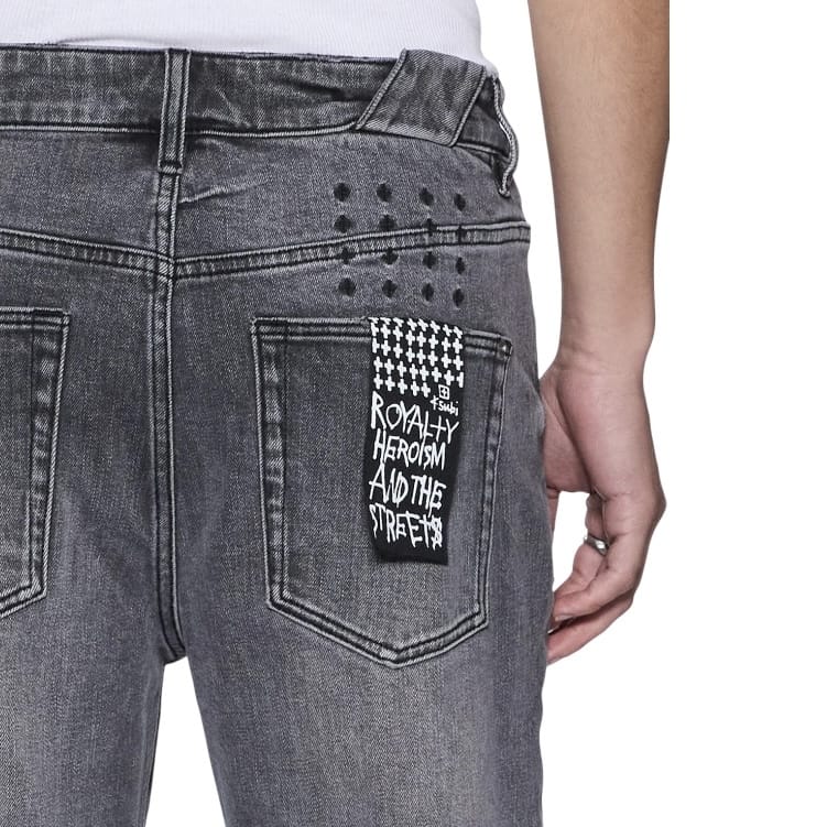 Ksubi Chitch Sinners Fallen Denim Jean (Charcoal) MSP26DJ053