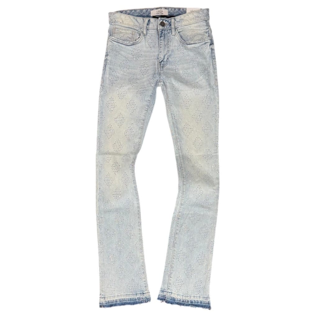 Liquid Crystals Diamond Crystals Denim (Ice Blue) JTF2317