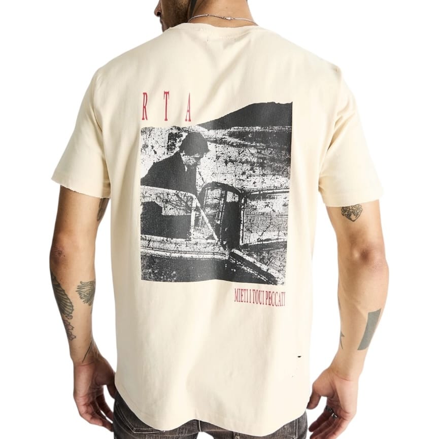 Rta Liam Short Sleeve Tee (Bone Curva Photo) MCVUK911-T1192BOCVP