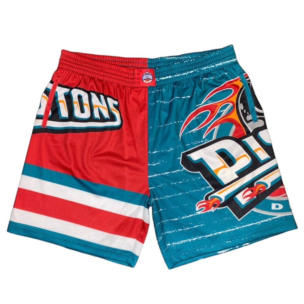 Mitchell & Ness Nba Detroit Pistons Jumbotron 3.0 Shorts (Multi/White)