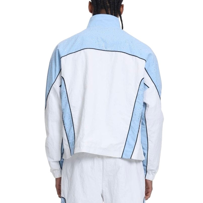 The Syndicate Nylon Track Jacket & Short Set (Baby Blue)