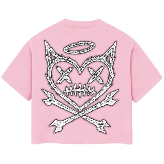 Shattered Hearts Logo Tee (Pink)