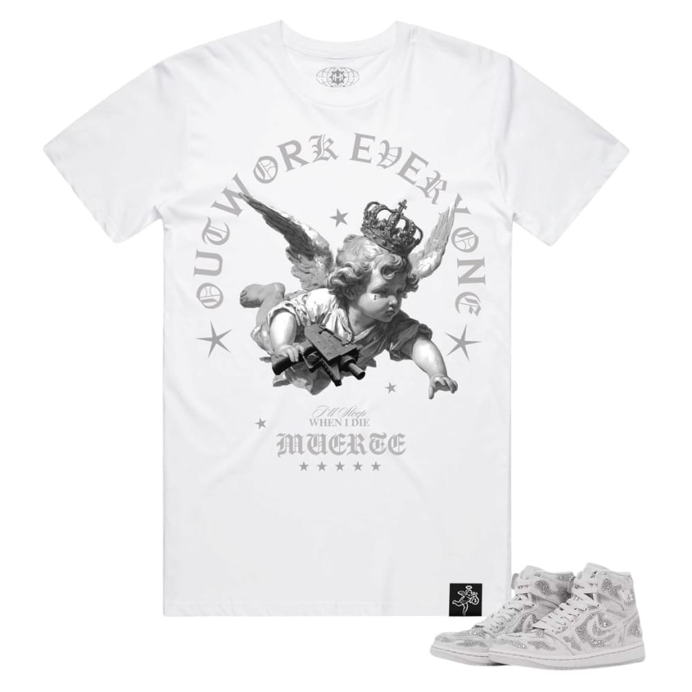 Hasta Muerte Uzi Take Over Tee (White)