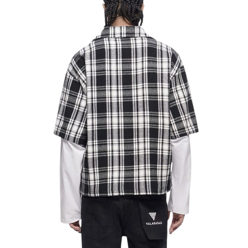 Valabasas Rip Double Layered Flannel (Black) VLBS-VBD2-1021