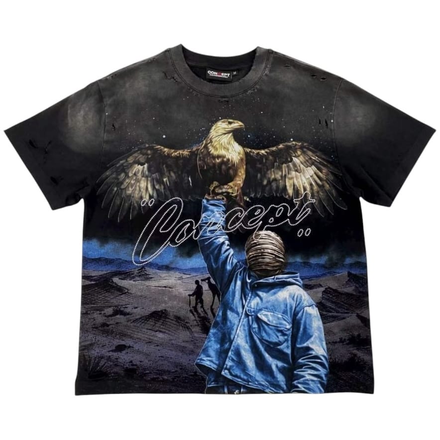 Concept La Sacred Tee (Black Wash)