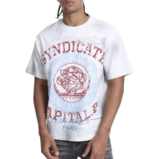 The Syndicate Capital P Tee (White)