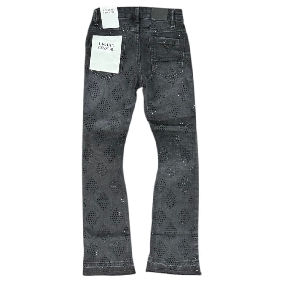 Kids Liquid Crystals Diamond Crystals Denim (Black Shadow) JTF2317KB