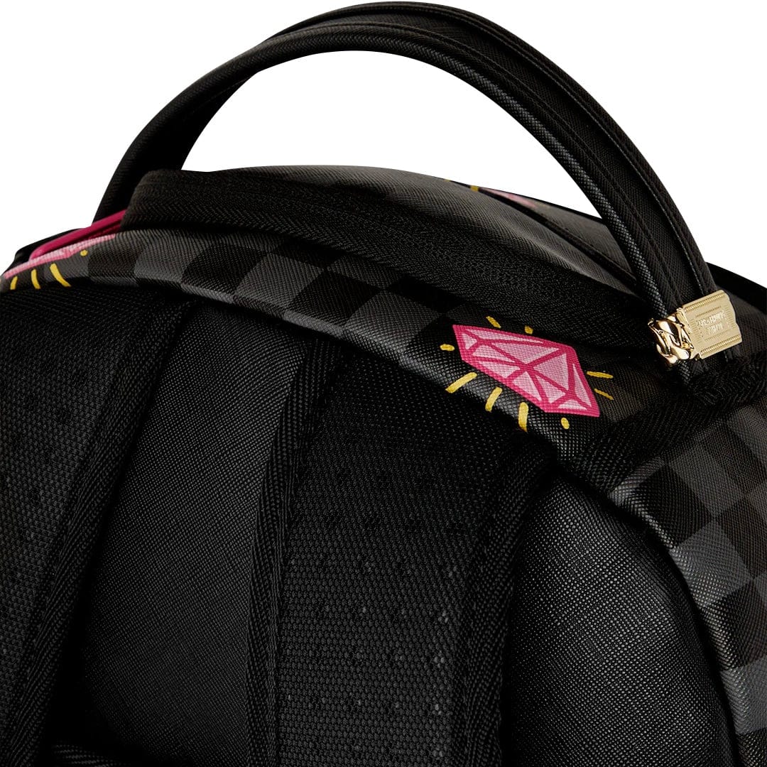 Sprayground Pink Panther Diamond Shark Backpack