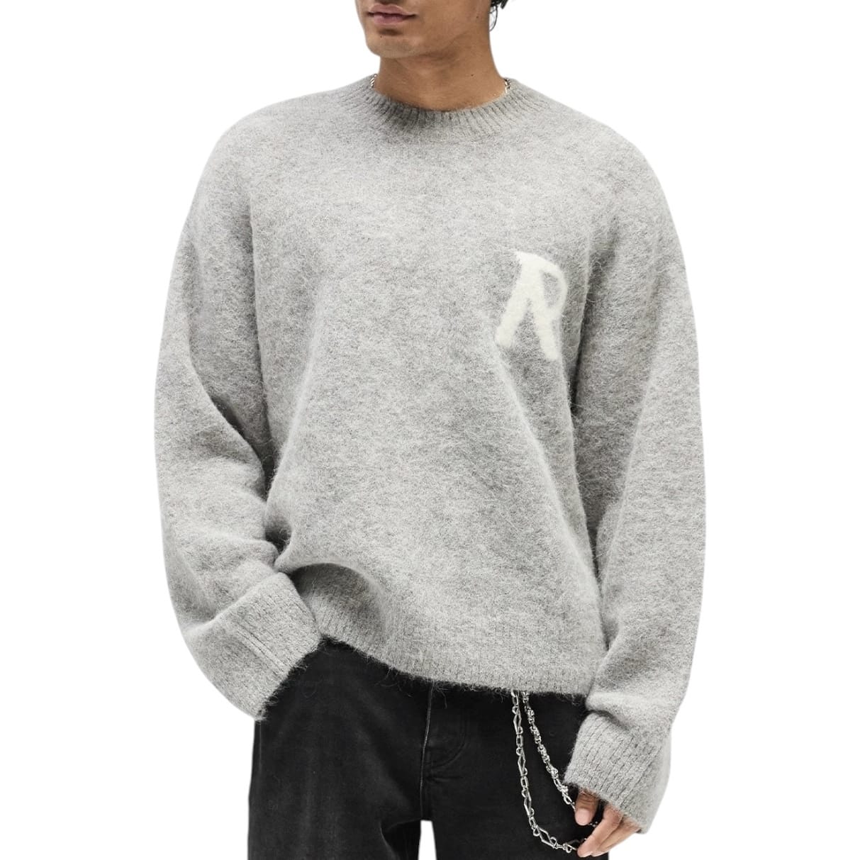 Represent Logo Knit Sweater (Grey) MLM100850-47