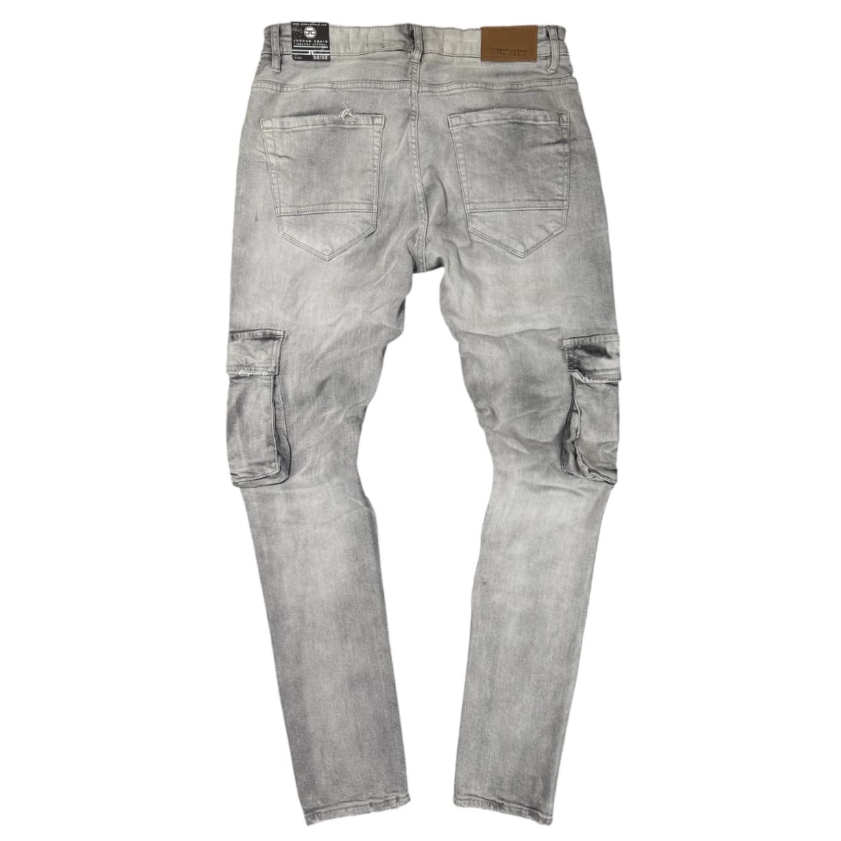 Jordan Craig Sean Fit Cargo Pockets Denim Jean (Cement Wash) JS2342
