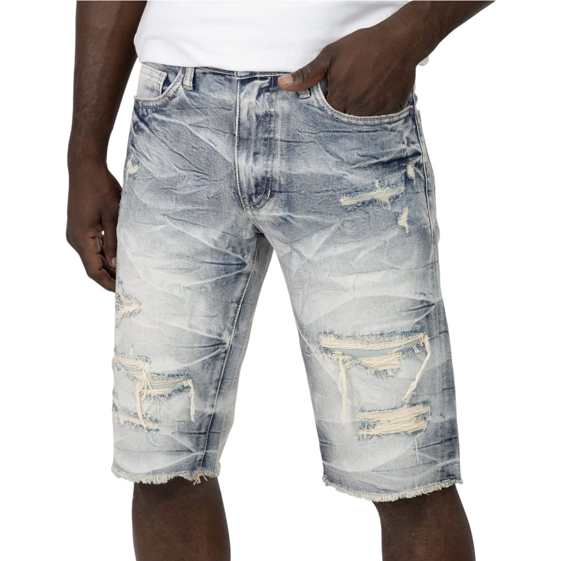 Smoke Rise Essential Jean Short (Farley Blue) JS24109
