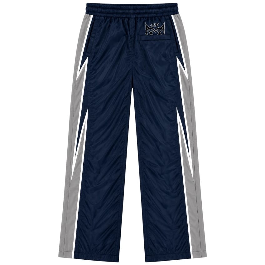 Shattered Hearts Peekaboo Nylon Set (Navy)