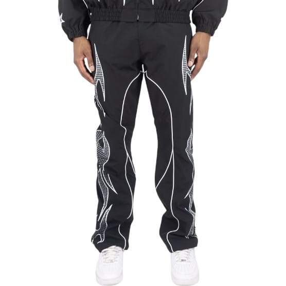 R3bel Denim Hooded Windbreaker Set (Black) 3163-835