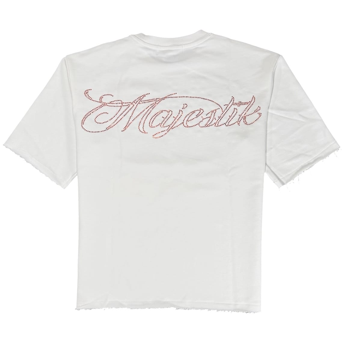 Majestik Skull Island Rhinestone Tee (Eggshell)