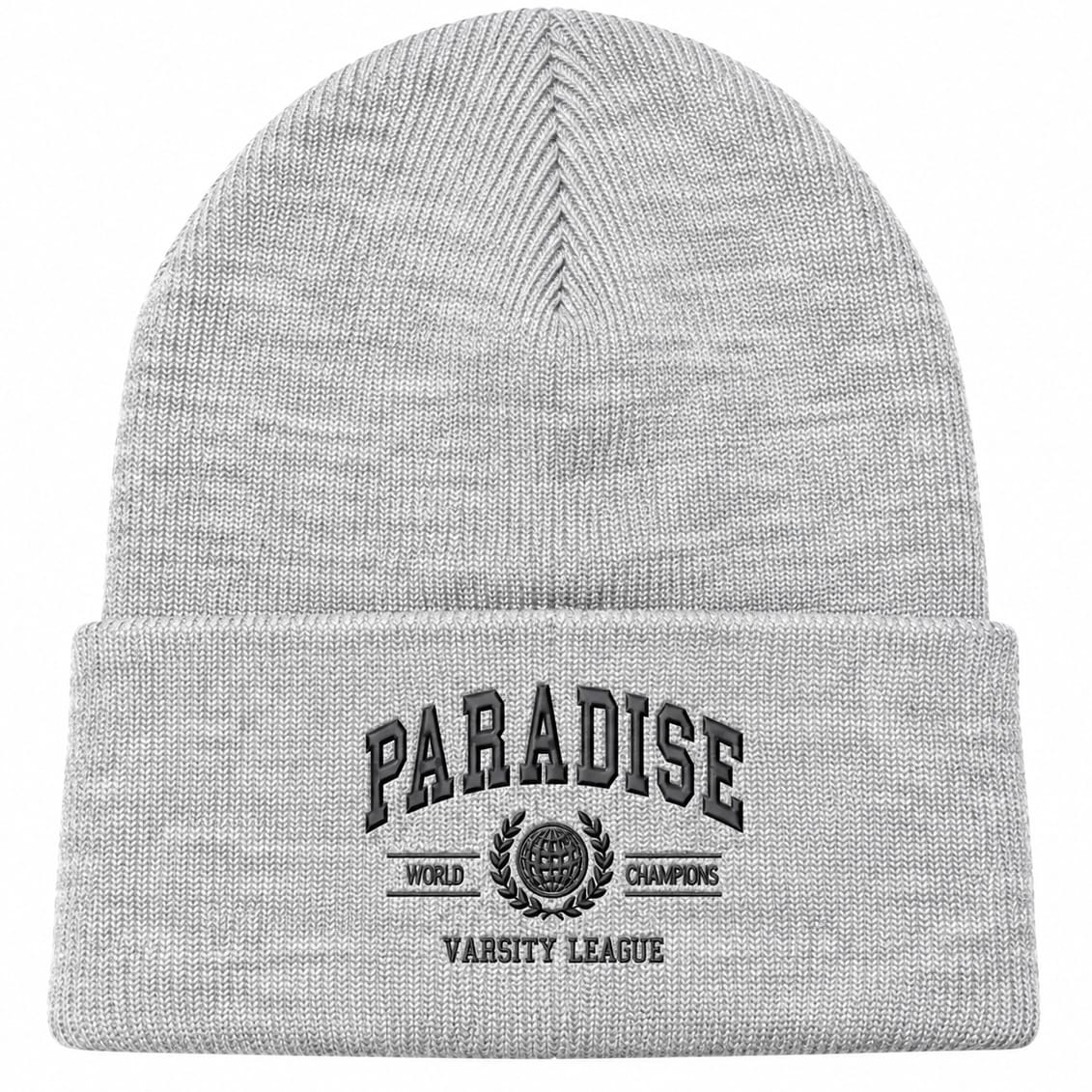See You Paradise High Density Collegiate Beanie (H/Grey) 8809C