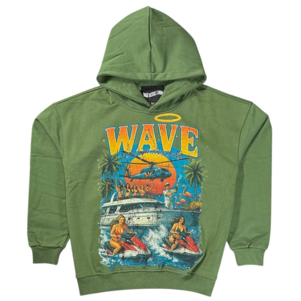 Mr. Wave Crusin Hoodie (Hunter Green) WDS-9H0080A
