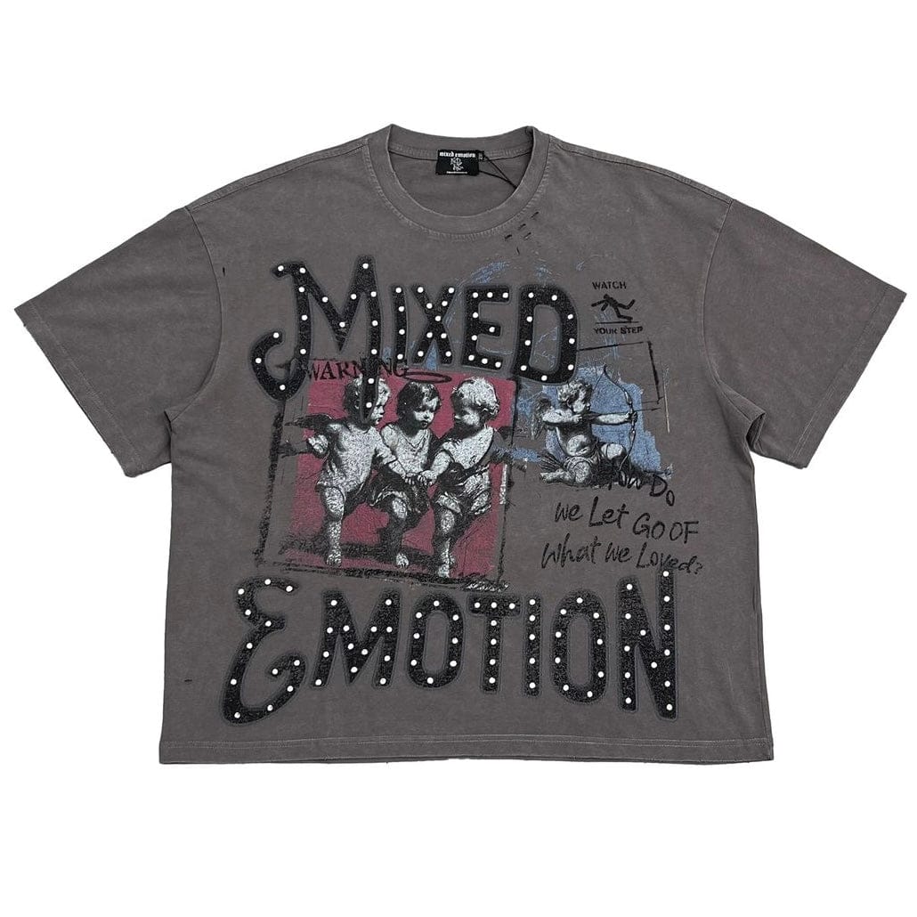 Mixed Emotion Friends Tee (Grey)