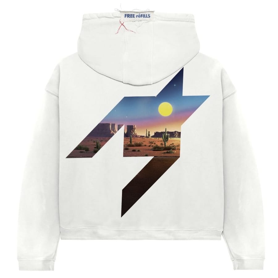 Free Refills Davidson Hoodie (White) FR-S26-050