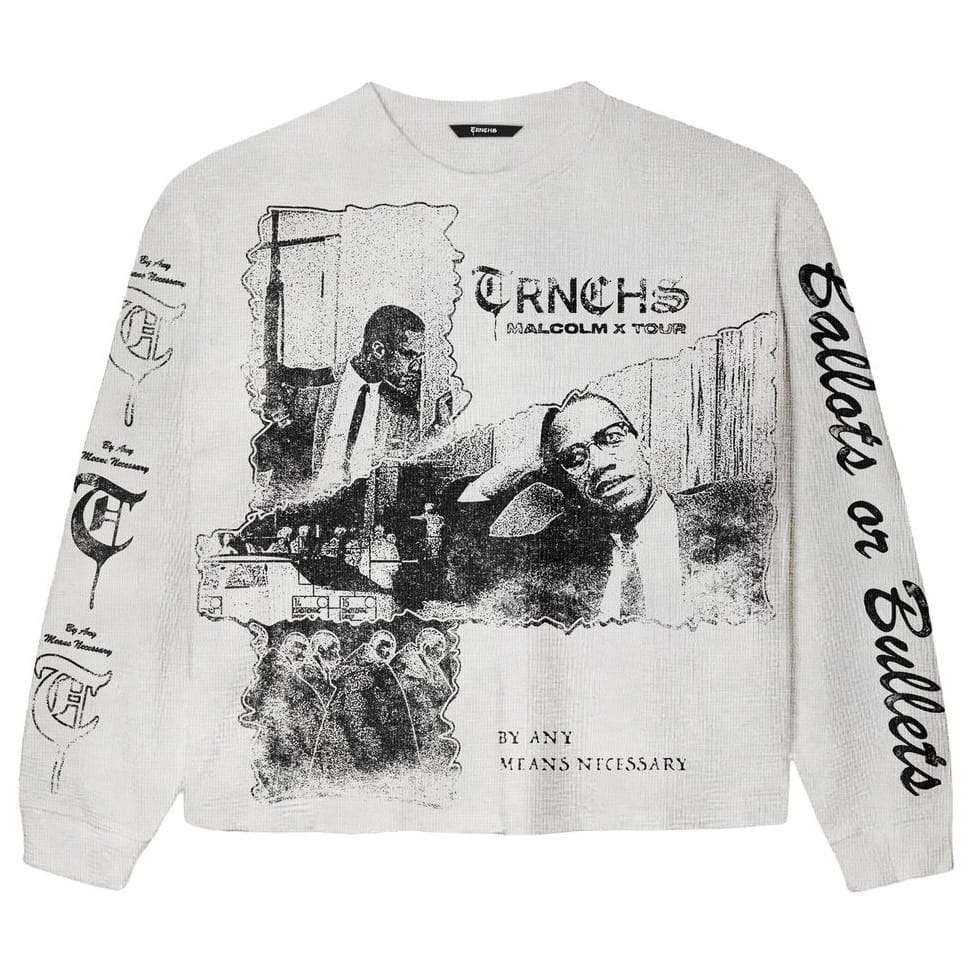 Trnchs X Malcom Crewneck (White) TC-S26-6012