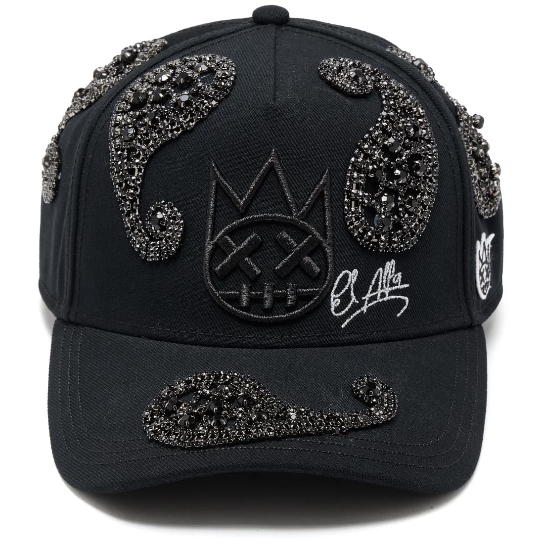 Cult Of Individuality Cult's Paisley 5 Panel A Frame Hat (Black)