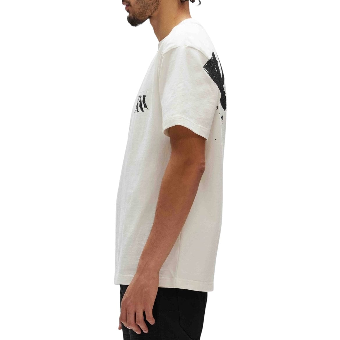 Purple Brand Painted Wordmark Hwt Jersey SS Tee (White) P117-HJCM823