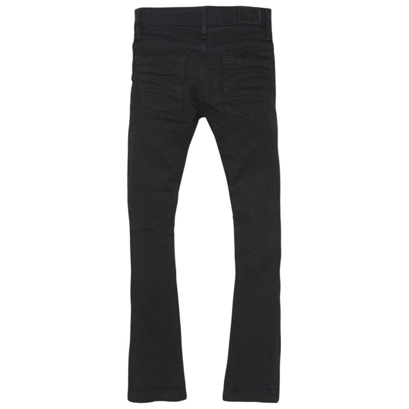 Boys Jordan Craig Stacked Tribeca Twill Pants (Black) JTF934RB