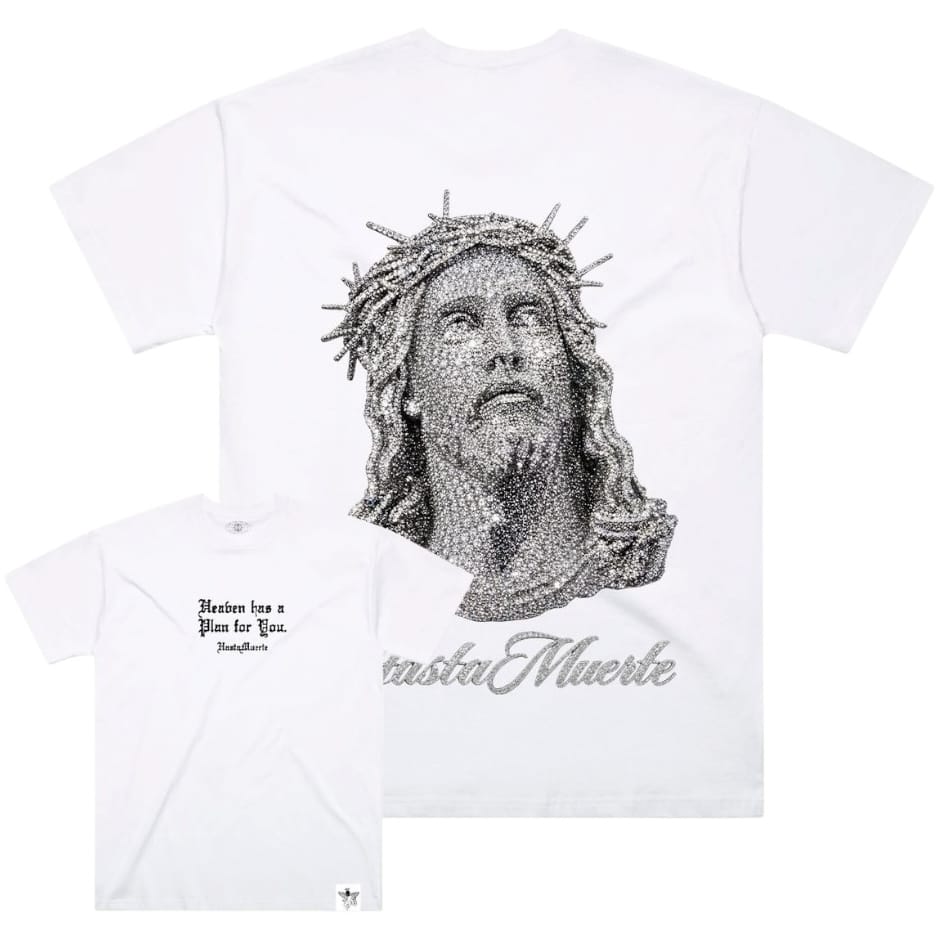 Hasta Muerte Jesus Pendant Tee (White)