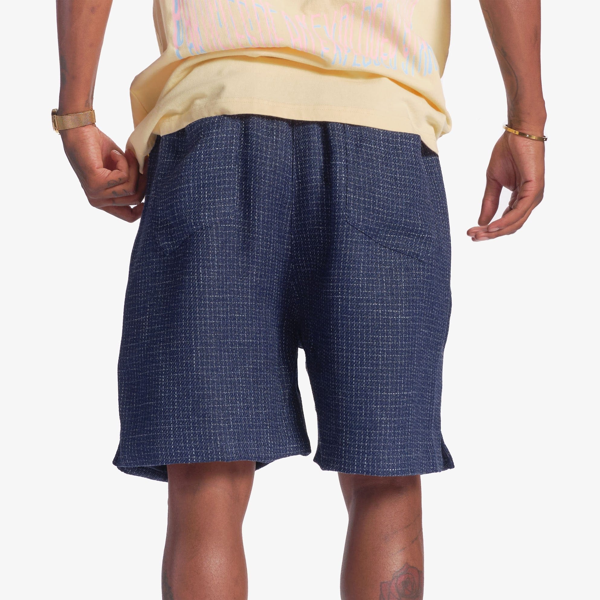 "Open Mind" Shorts (navy blue)