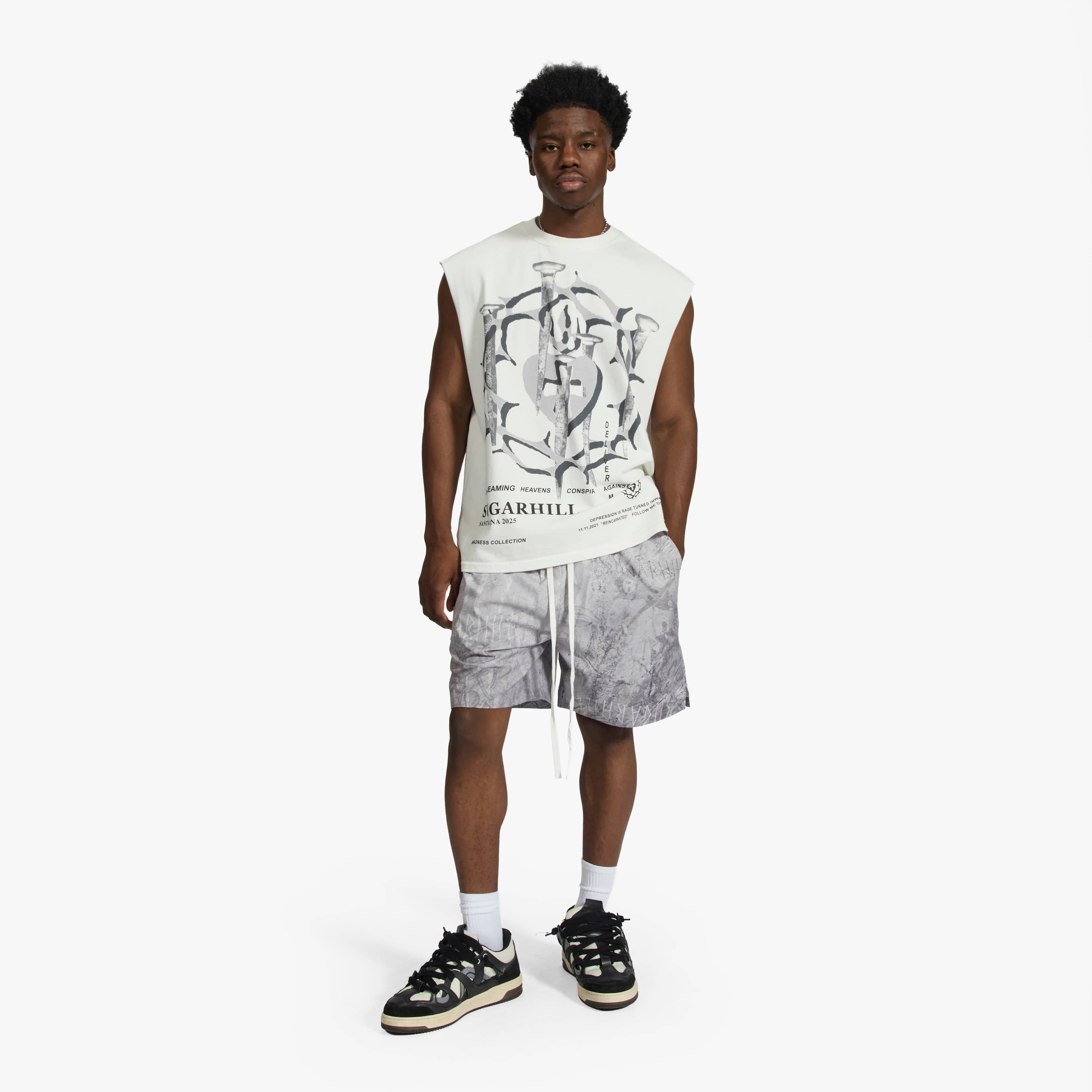 "Europa" Poly Shorts (cement grey)