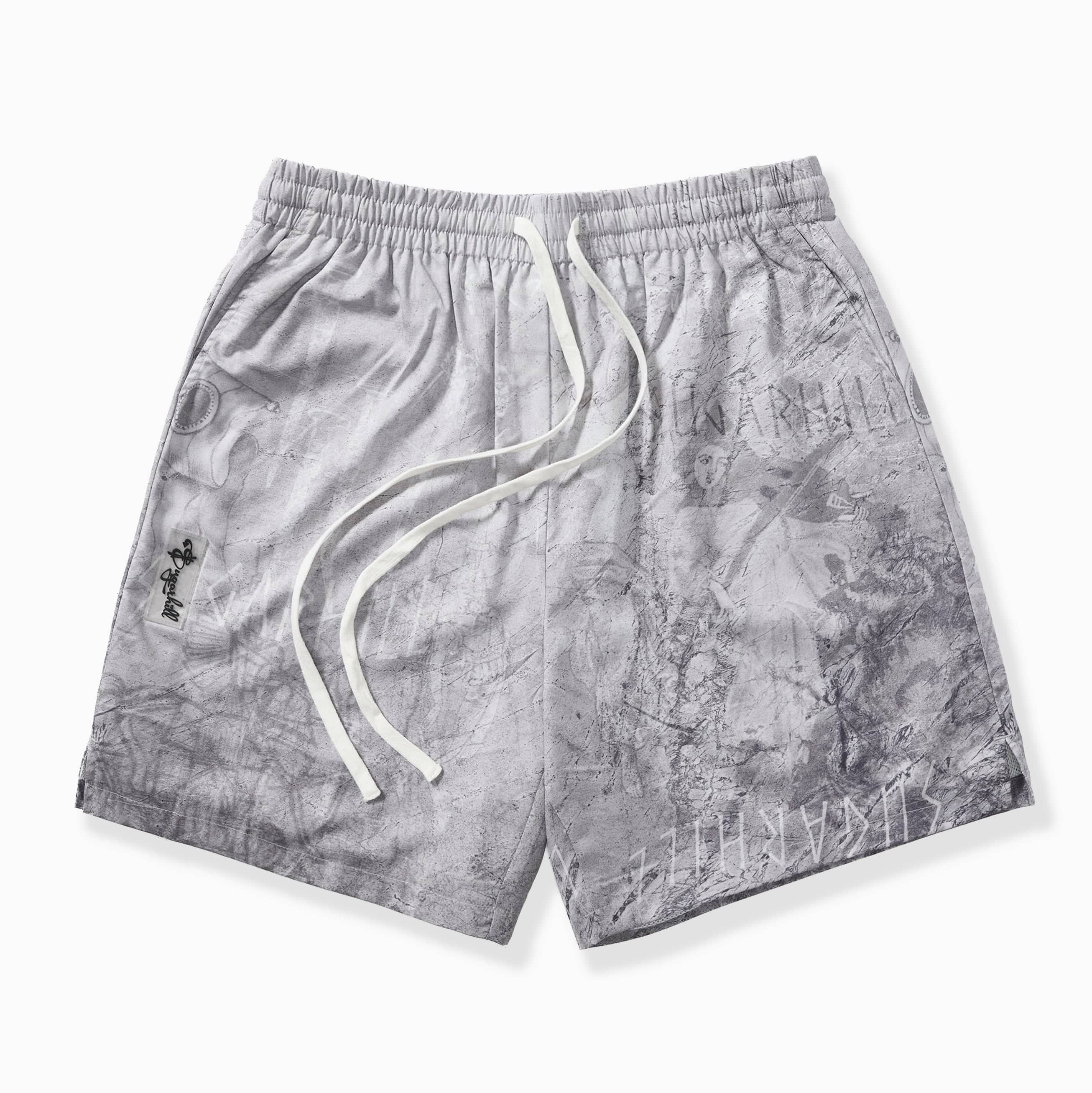 "Europa" Poly Shorts (cement grey)