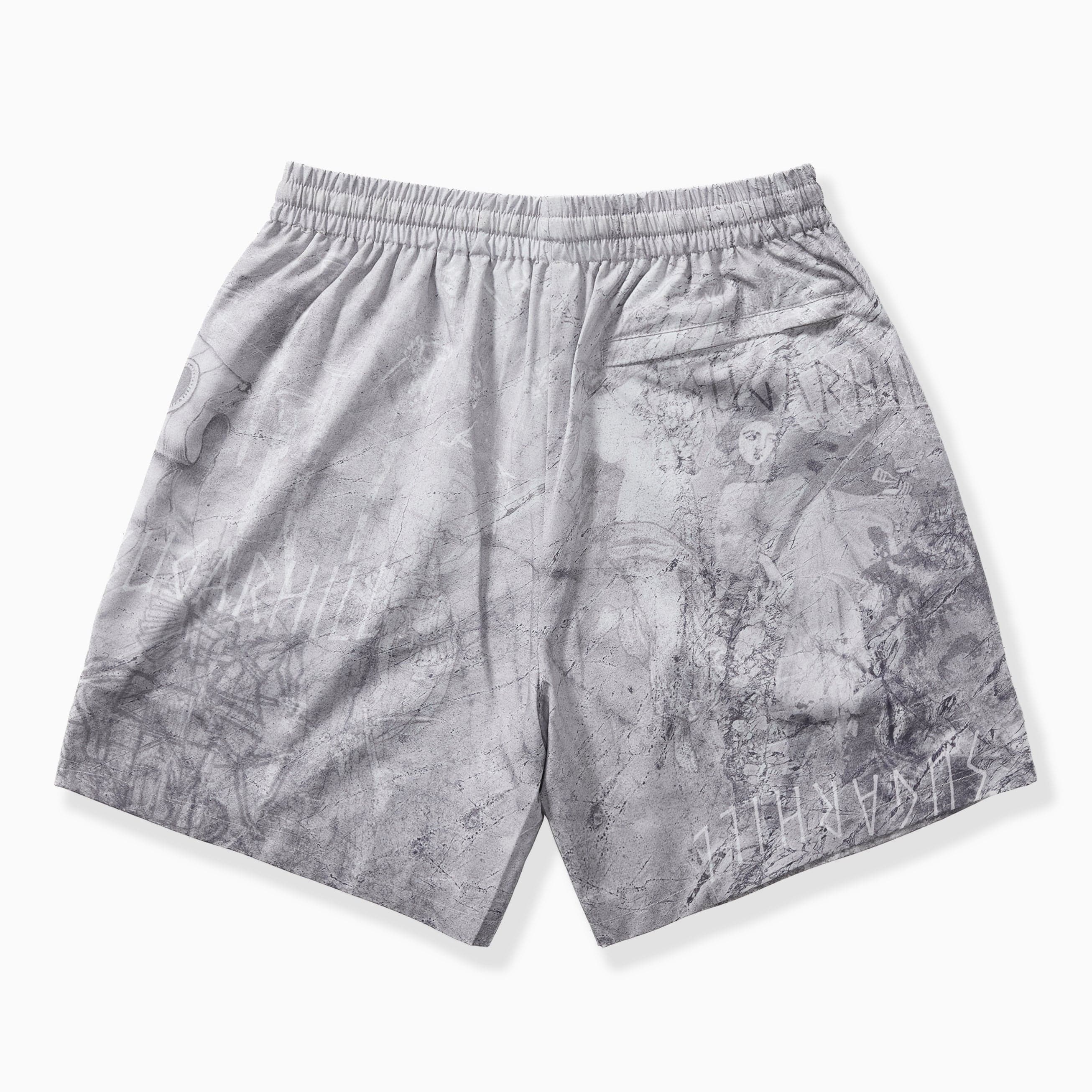 "Europa" Poly Shorts (cement grey)
