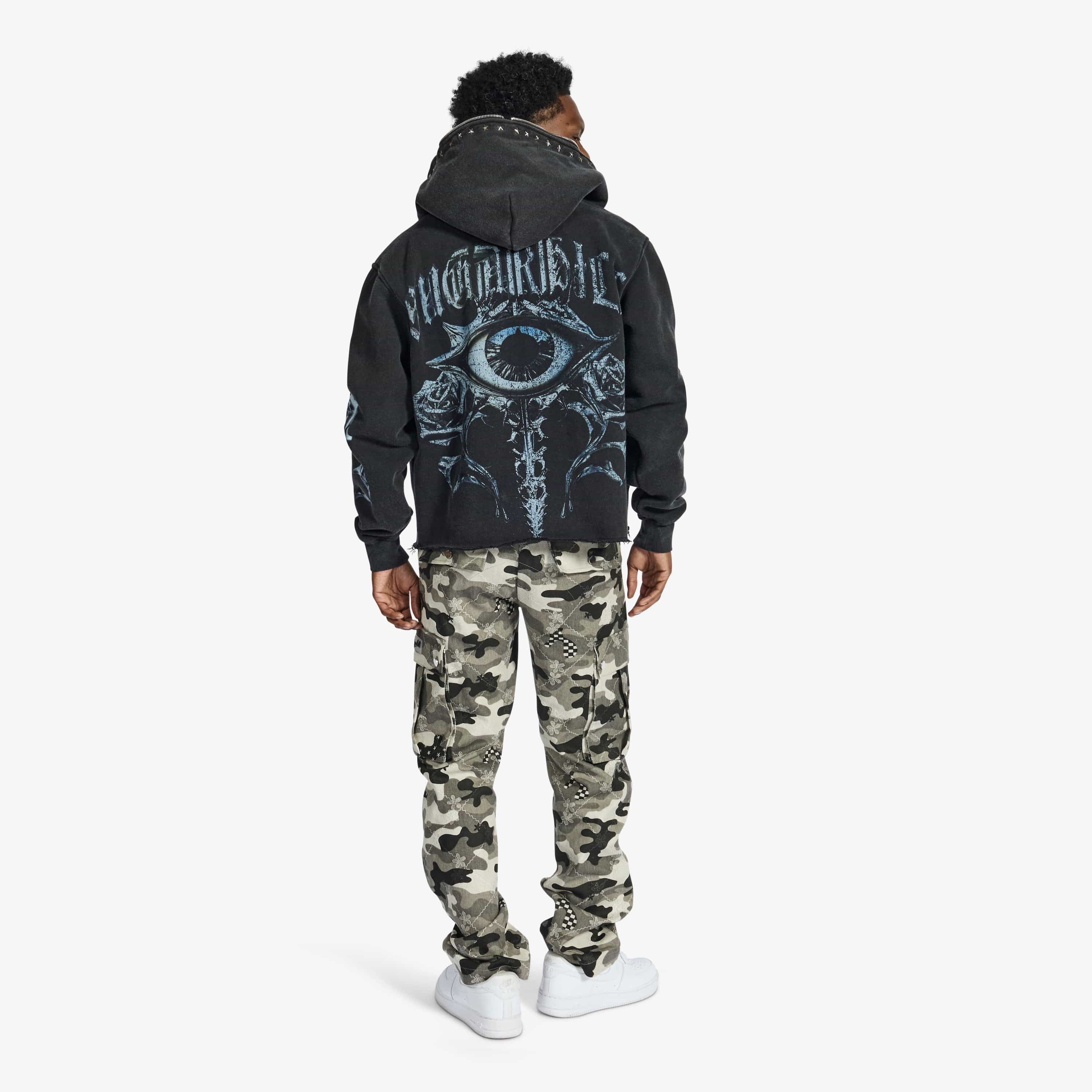 "Kosovo" Cargo Pants (gray camo)