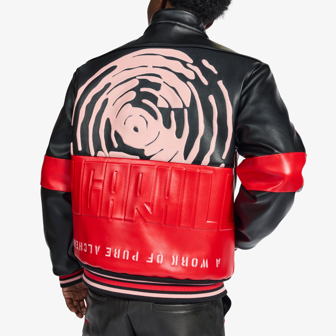 "Alchemy" Racer Jacket (black/red)
