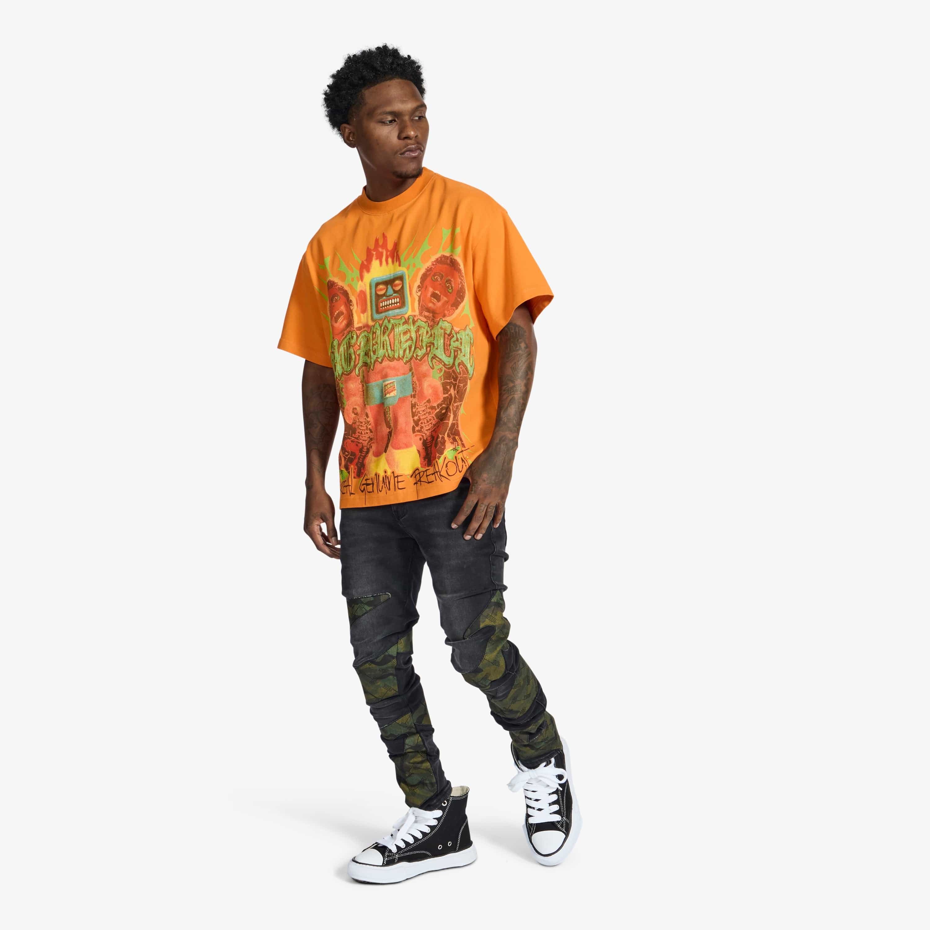 "Freakout" T-Shirt (orange)