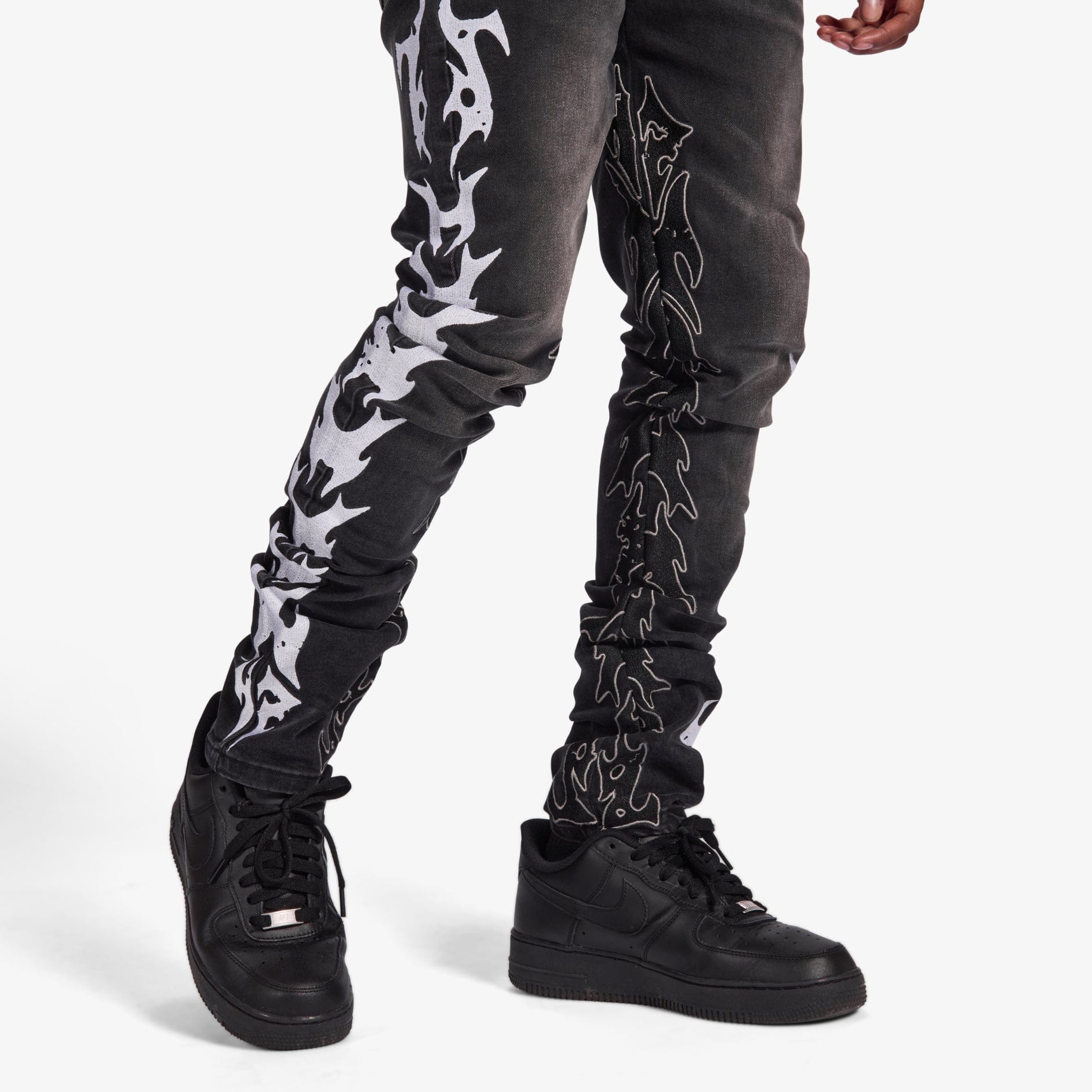 "Toxins" Skinny Jeans (black wash)