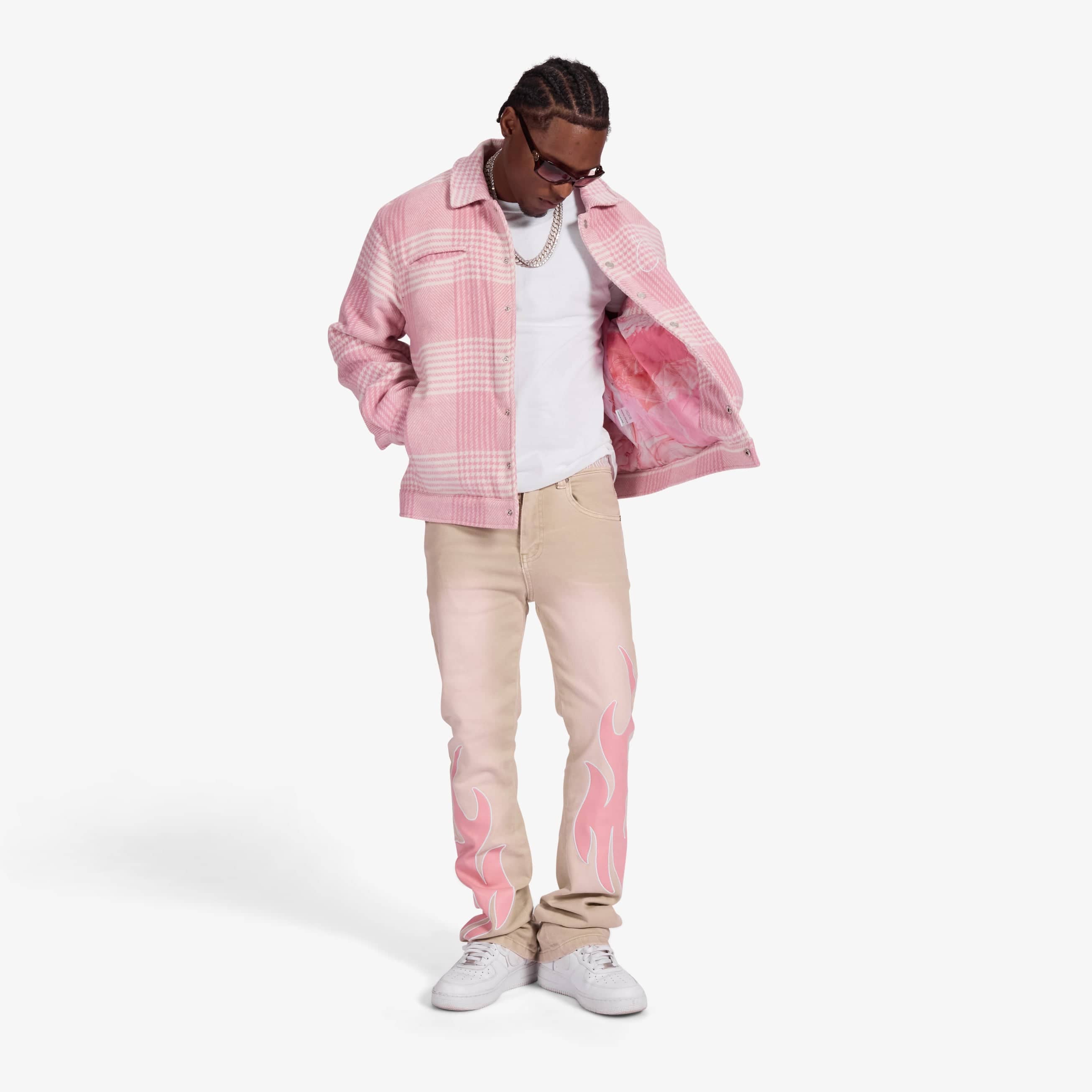 "Eastwood" Jacket (pink plaid)