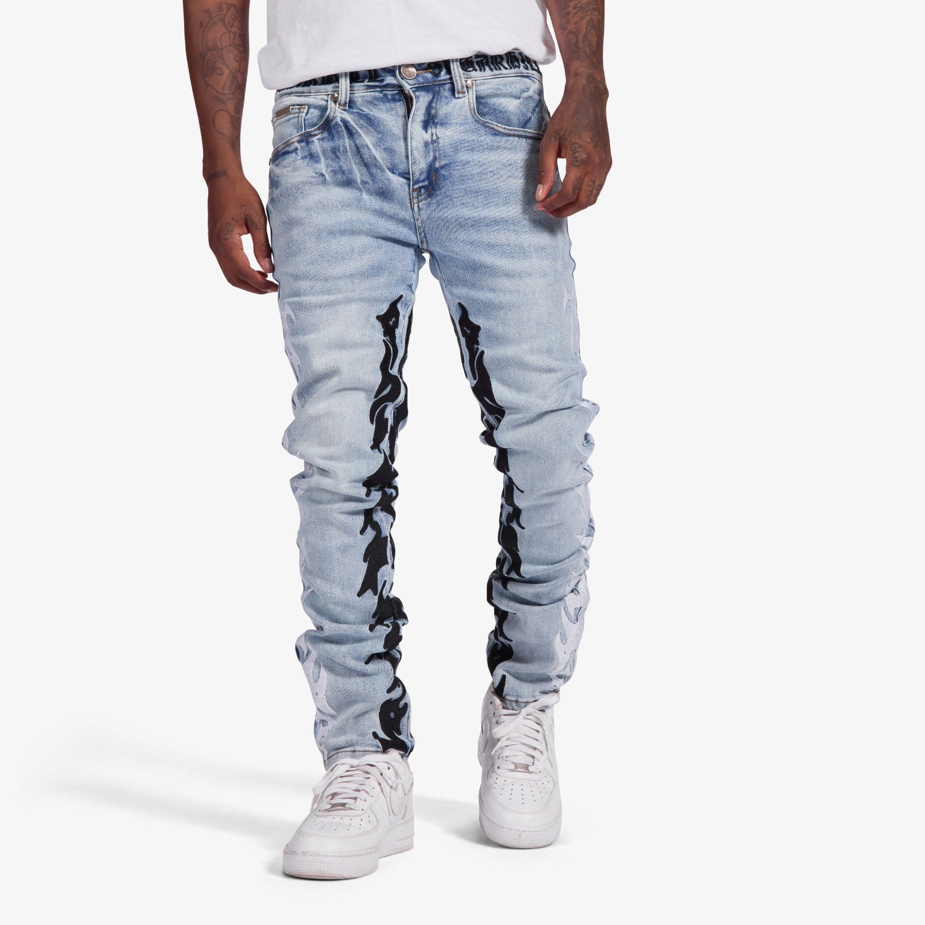 "Toxins" Skinny Jeans (blue wash)