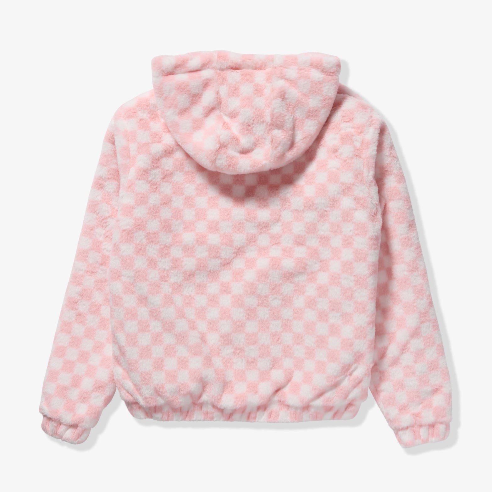 "Magnus" Fur Hoodie (pink/white)