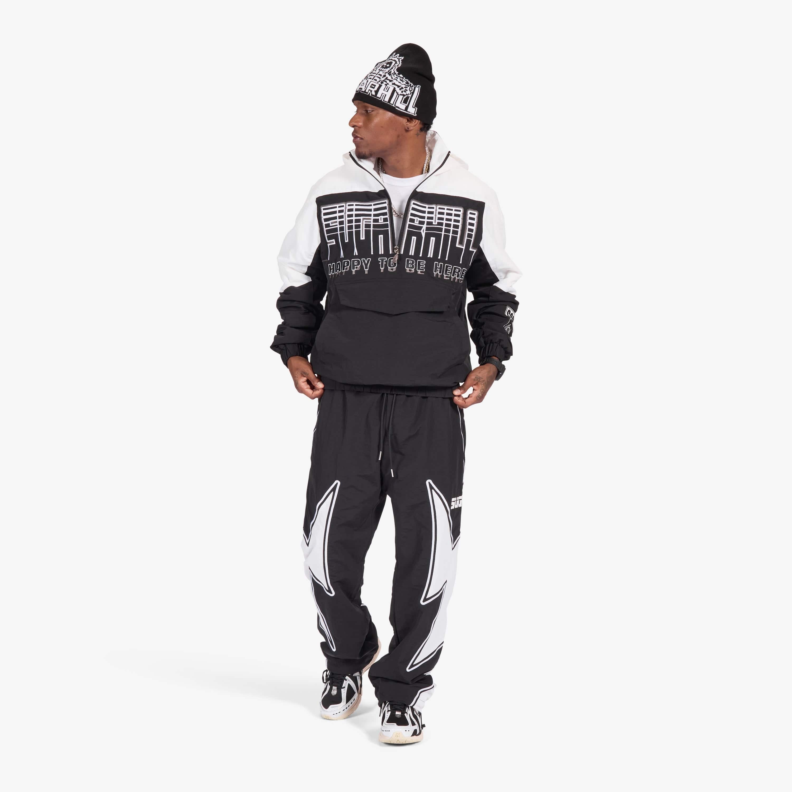 "Storm" Starter Jacket (black/white)