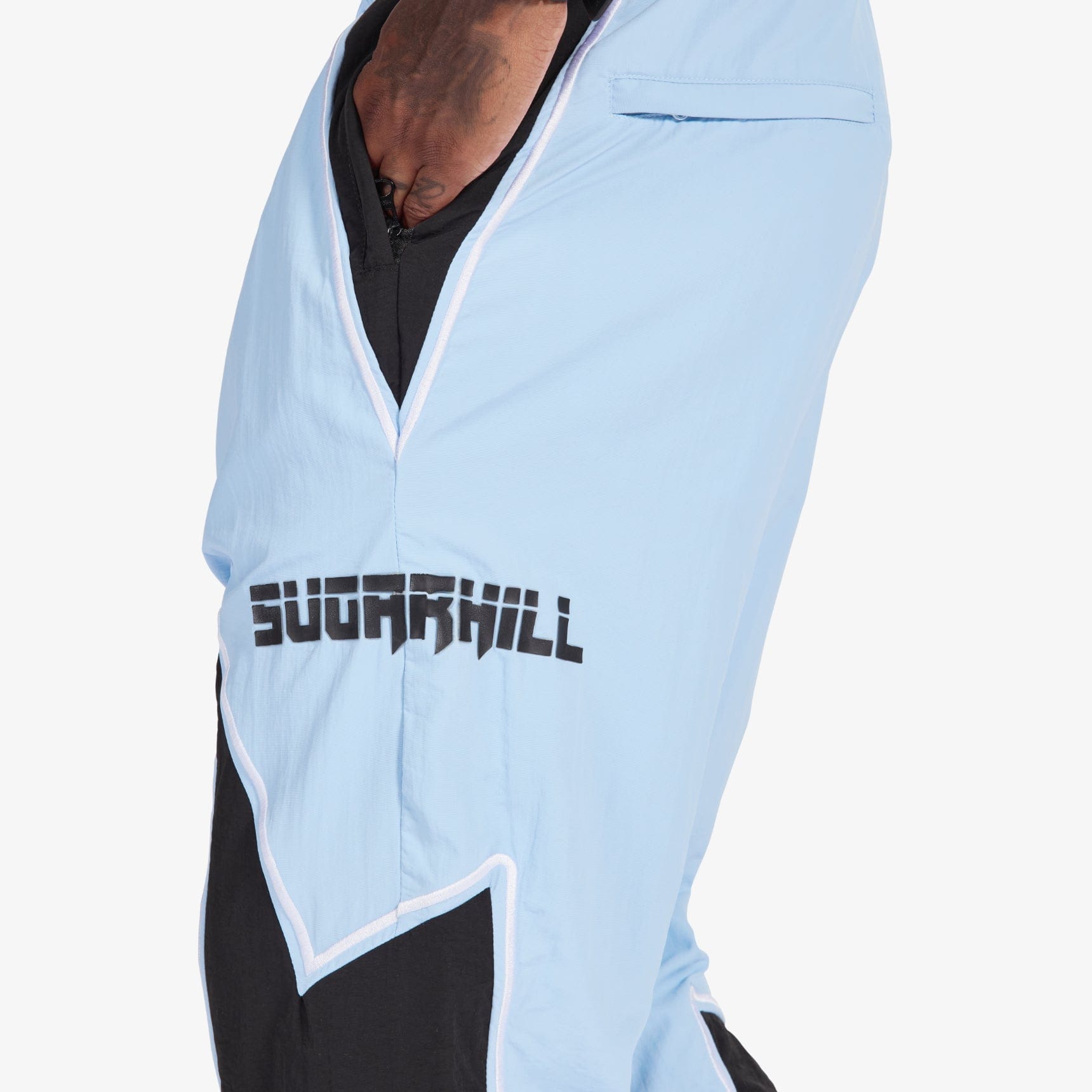 Bolt" Windbreaker Pants (baby blue)
