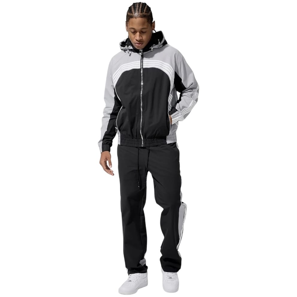 Jordan Craig Racing Tracksuit Set (Black) 8817H/8817