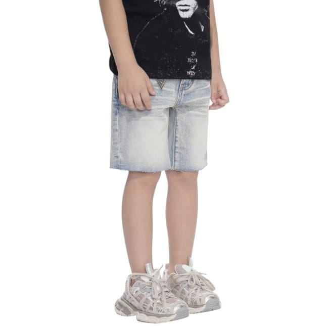 Kids Valabasas Jr. Kids Denim Shorts (Light Wash)
