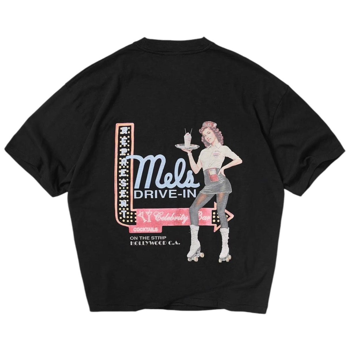 Represent Mels Diner Tee (Jet Black) MLM100565-01