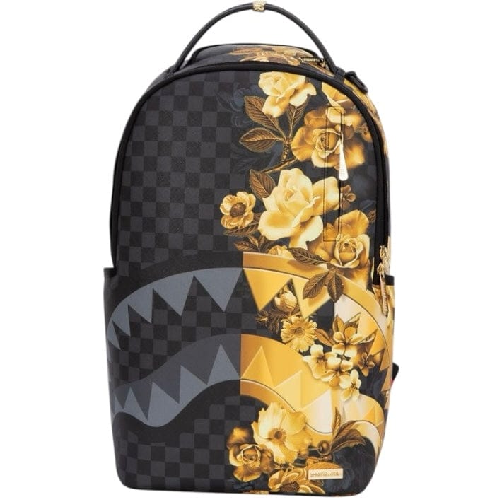 Sprayground Gold Floral Remix Backpack