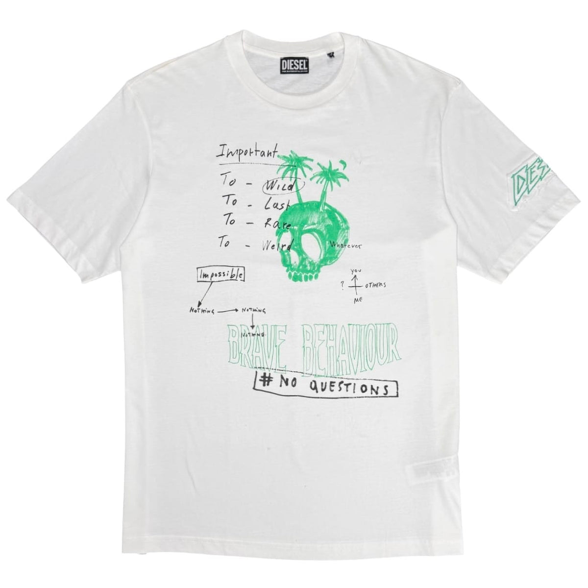 Diesel T-Just B61 T-Shirt (White) A029790CATM