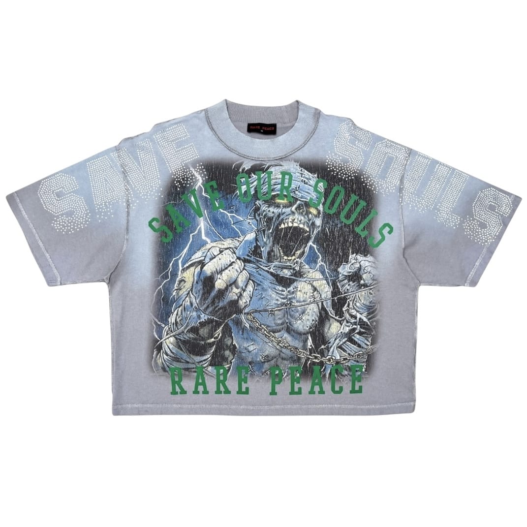 Rare Peace Save Our Souls Tee (Grey) RT6010